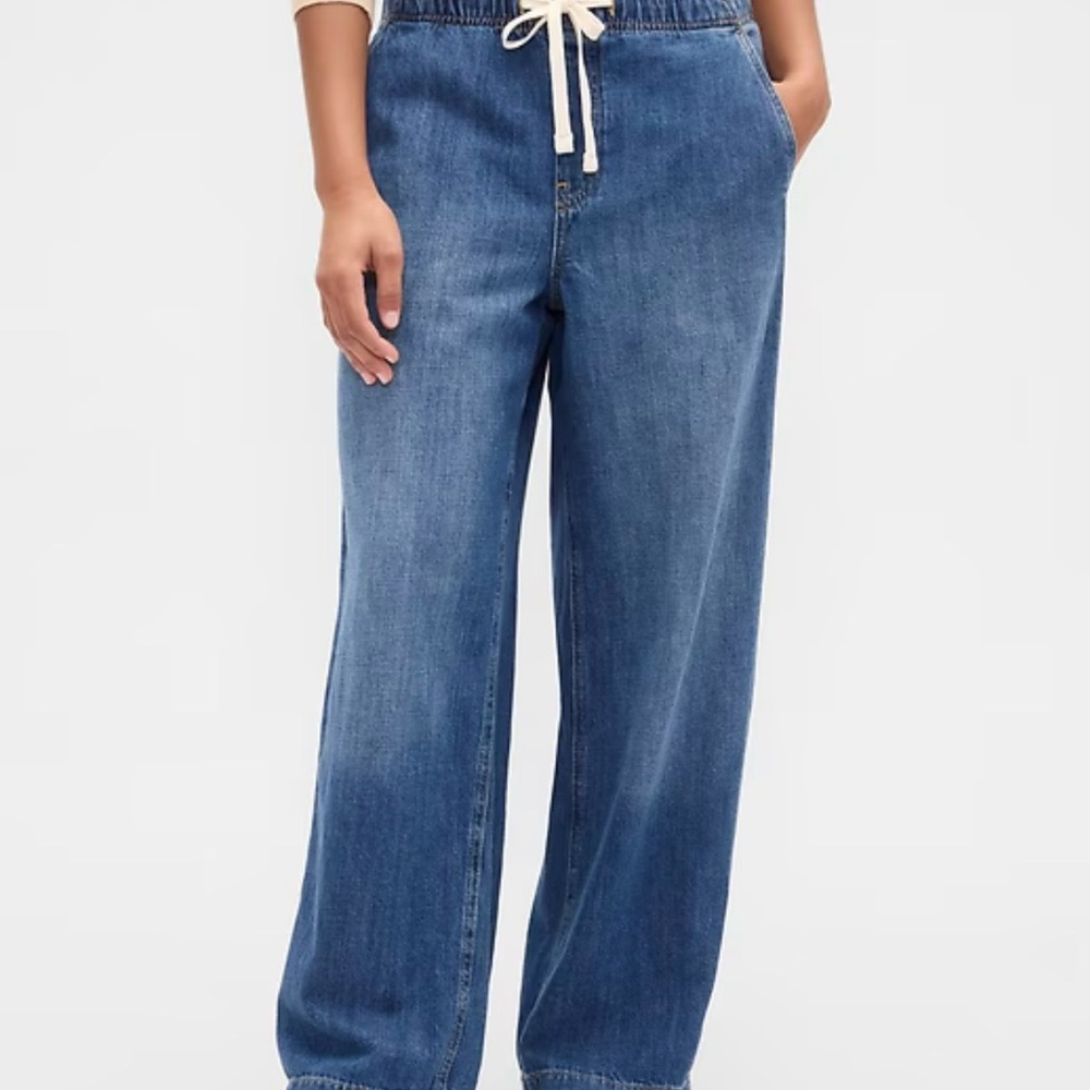 Relaxed Wide-Leg Women’s Jeans in Blue